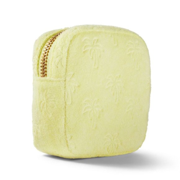 Yellow Terrycloth Palm Tree  Mini Square Pouch - Stoney Clover Lane x Target - Picture 2 of 5